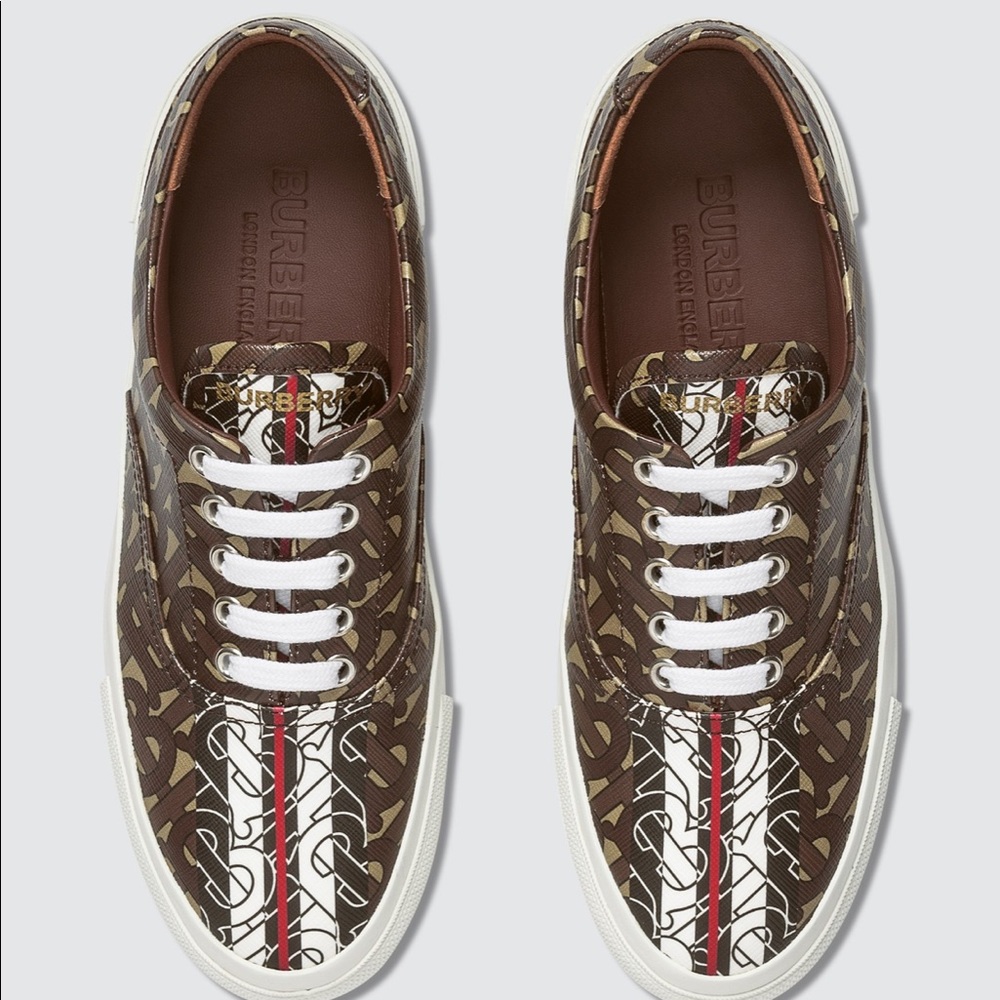 Burberry Monogram E-canvas Sneakers